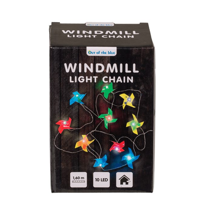 Light chain, Windmill, with 10 LED, - Image 2
