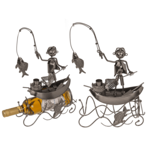 Metal bottle holder, Fisher,