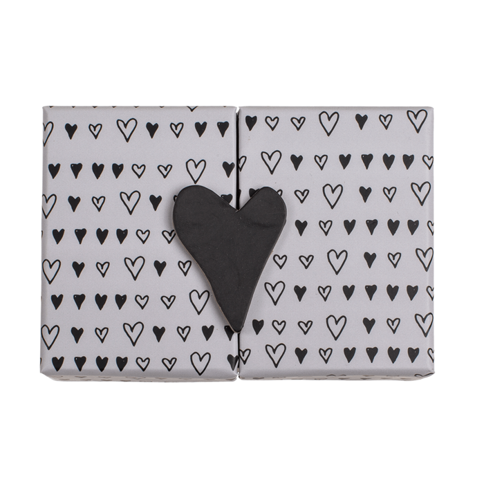 Black/white coloured surprise box, Heart, - Image 2