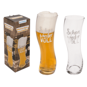 Wobbly beer glass, Schon wieder voll,