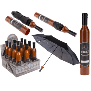 Pocket Umbrella, Whisky bottle,