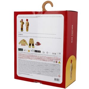 Firefighter Costume - With Helmet - 116–128 cm / 6–8 years