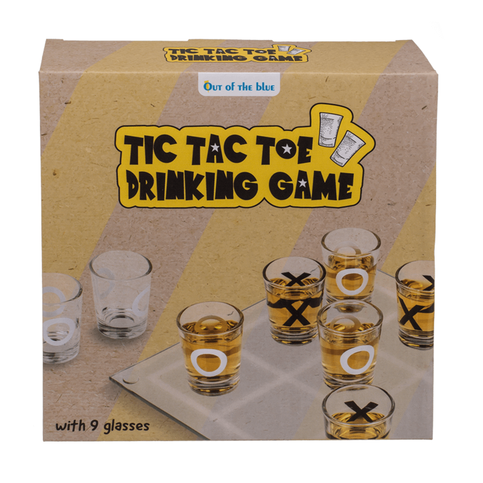 Drinking Game, Tic Tac Toe with 9 glasses, - Image 2