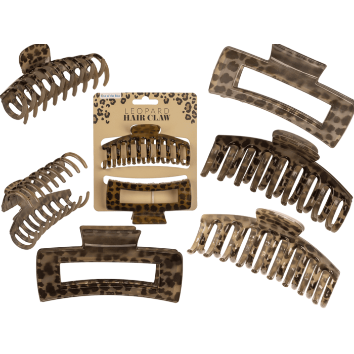 Hair claw, Leopard