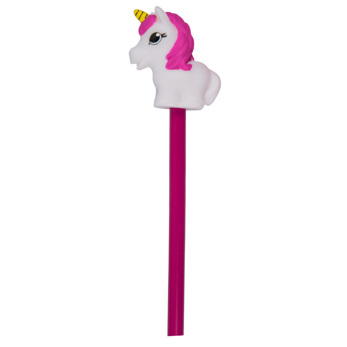 Pencil with topper, Unicorn, - Image 4
