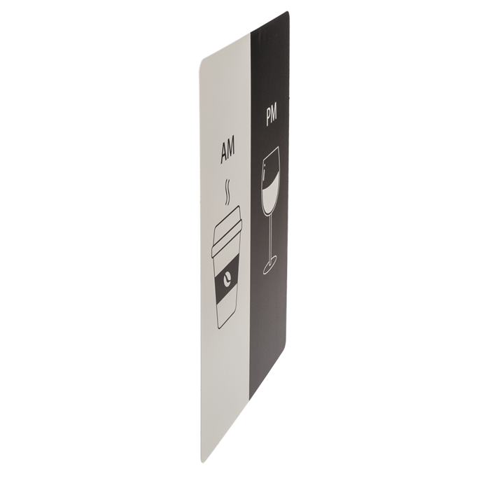 Metal board, AM - PM, - Image 4