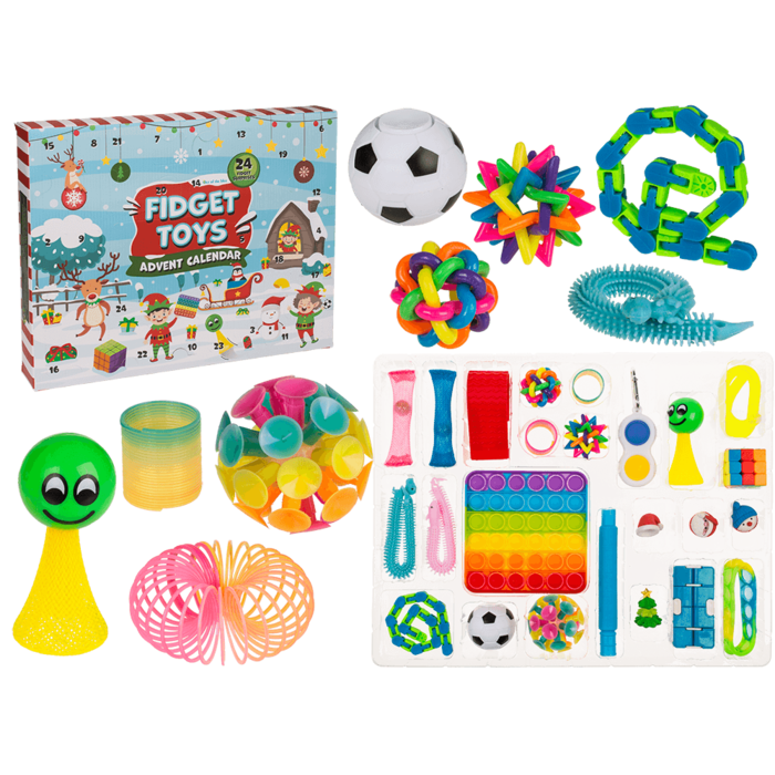 Fidget Toy Advent Calendar, 24 different toys,