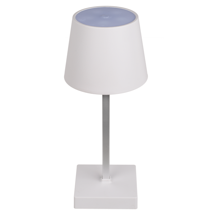 White Table lamp with LED, - Image 4