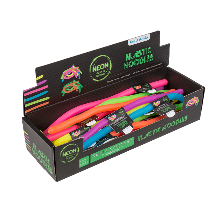 Elastic Noodles, Glow in the Dark, ca. 29 cm, - Image 3