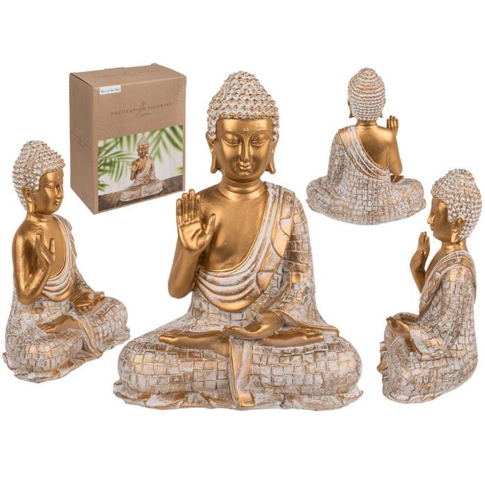 Decortion figurine, Buddha, ca. 16,5 x 10 x 21 cm,