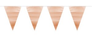 Bunting Garland Rose Gold Metallic Mat - 6m