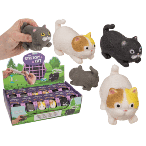 Stretch Cat, 9 cm, 3 ass.,