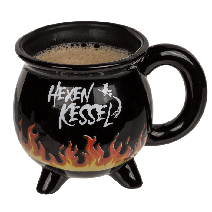 Mug, Witch Kettle, ca. 9 x 9 cm, stoneware, - Image 4