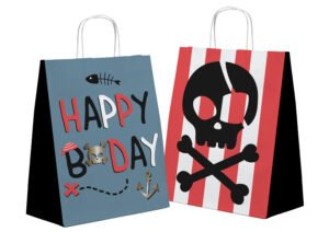 Gift Bags - Pirate Party - 20 x 27 cm - 6 pieces