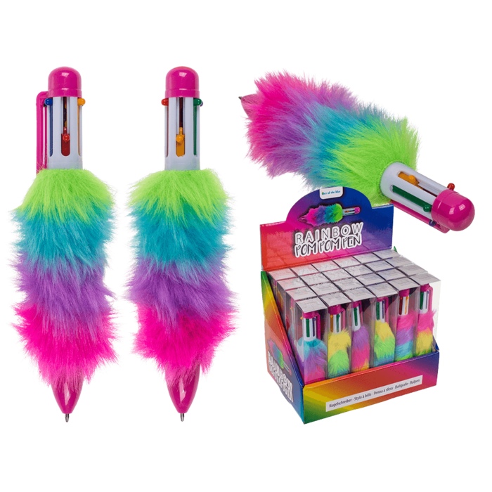 Pen, Plush Rainbow,