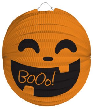 Round Lantern - Pumpkin - Halloween BoOo! - 22 cm