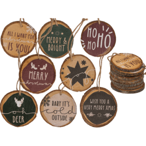 Wooden decoration hanger, Traditional Christmas, - 960415#