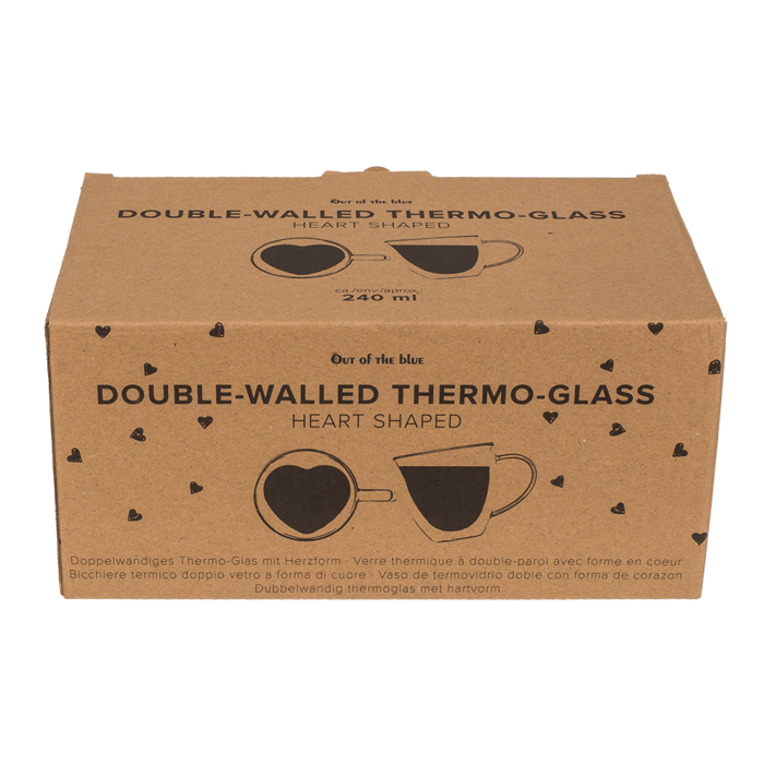 Double-walled thermo-glass with heart shape, - Image 2