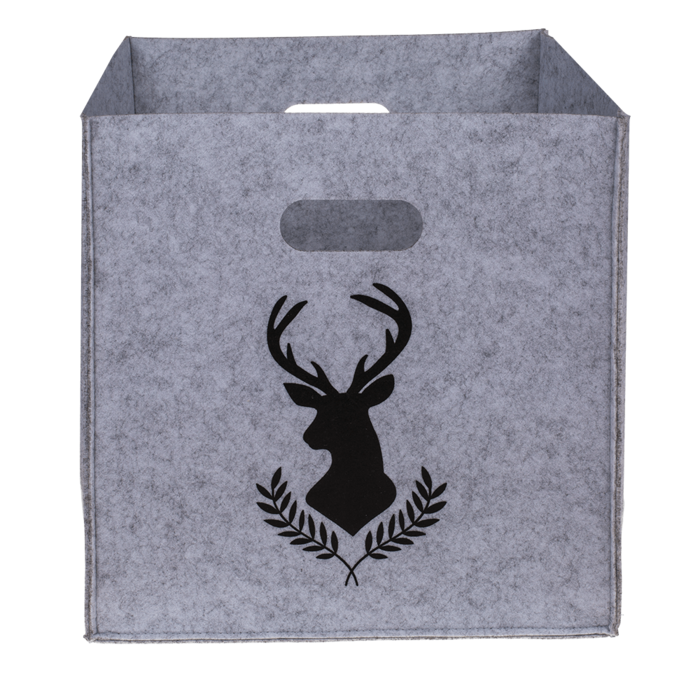 Felt storage box, Deer/Deer head, - Image 3