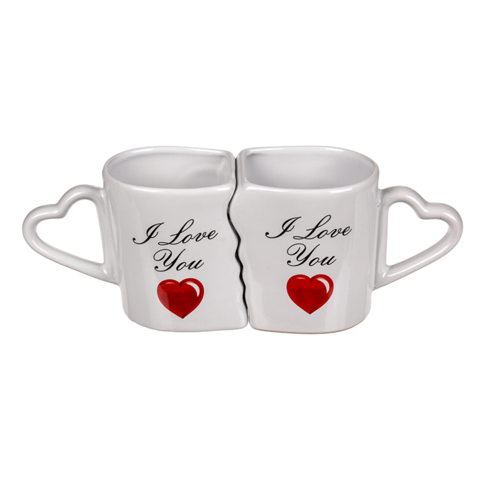Double mug, I love you, - Image 4