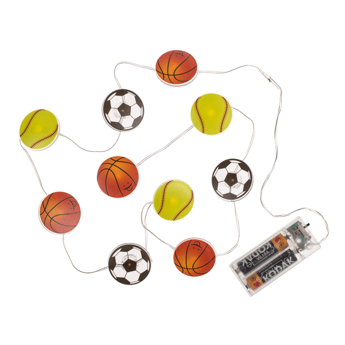 Llight chain, Sport balls, with 10 LED, - Image 4