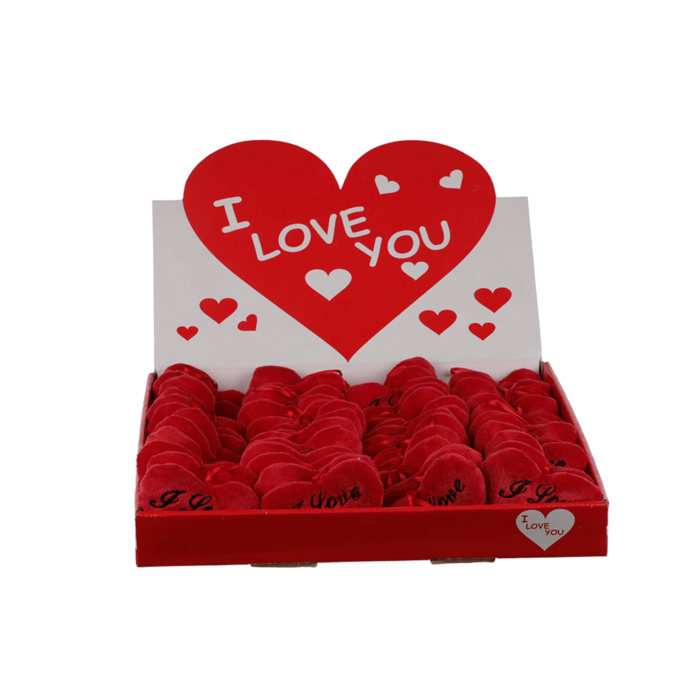 Red plush heart, I love you, - Image 3