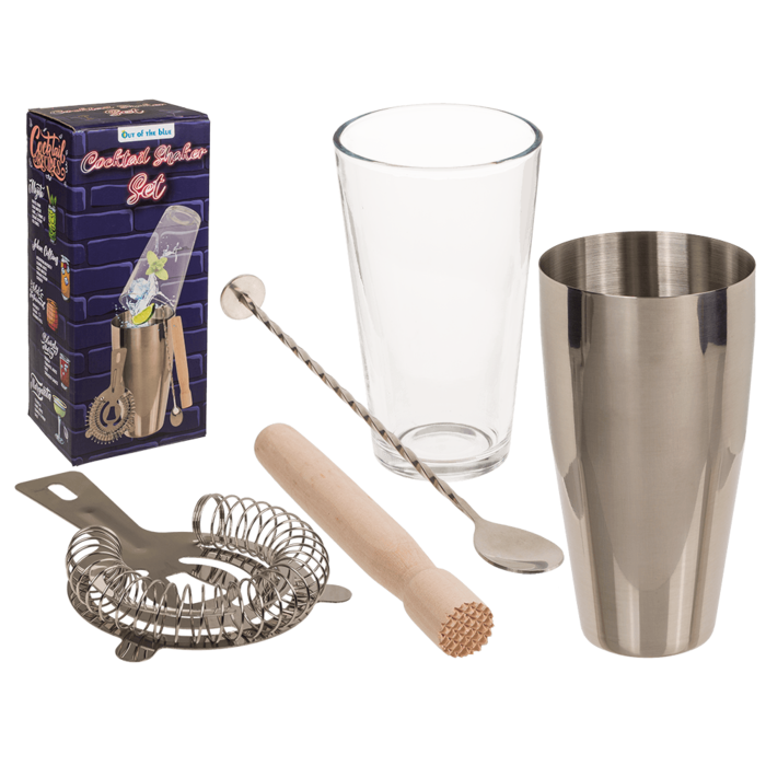 Cocktail Shaker Set, incl. 1 stainless stell cup,