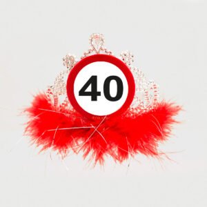 40th Birthday Traffic Sign Tiara