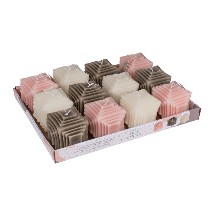 Candle, structure, ca. 8 x 7,5 cm, - Image 2