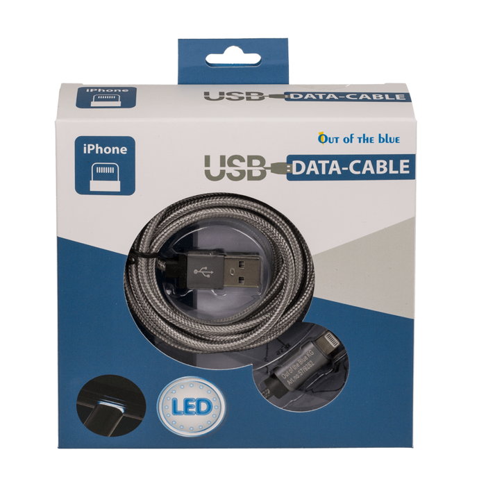 USB data cable, for iPhone, ca. 2 m, - Image 2