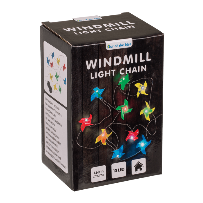 Light chain, Windmill, with 10 LED, - Image 3