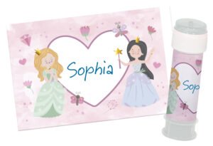 Bubbles Soap Sticker - Pretty Princess - 6 pieces