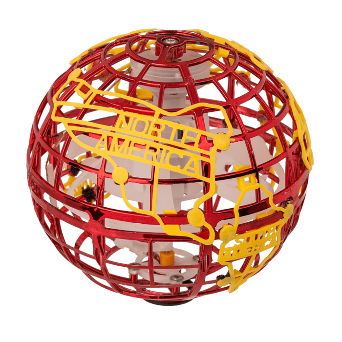 Magic Flying Globe, red/yellow, - Image 4