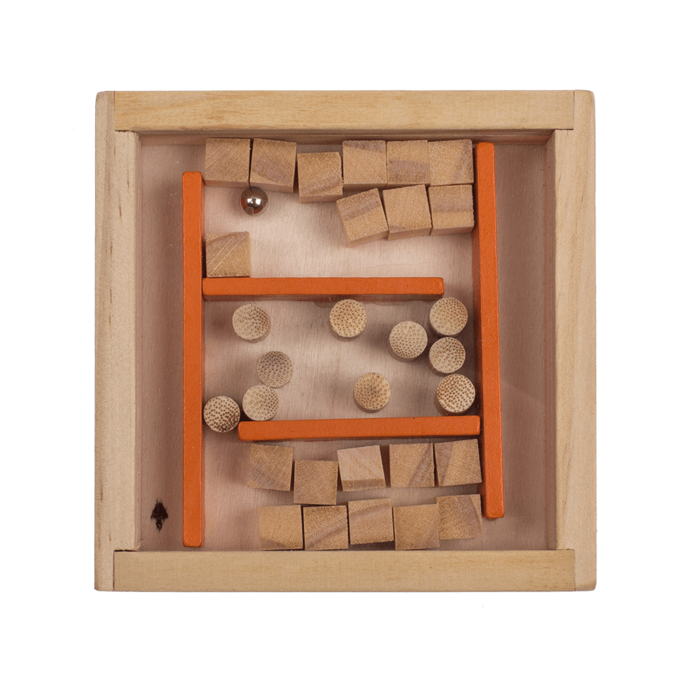 Wooden game of skill, Labyrinth, - Image 4