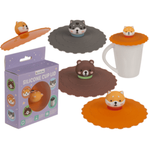 Silicone Lid, Animals, X cm,