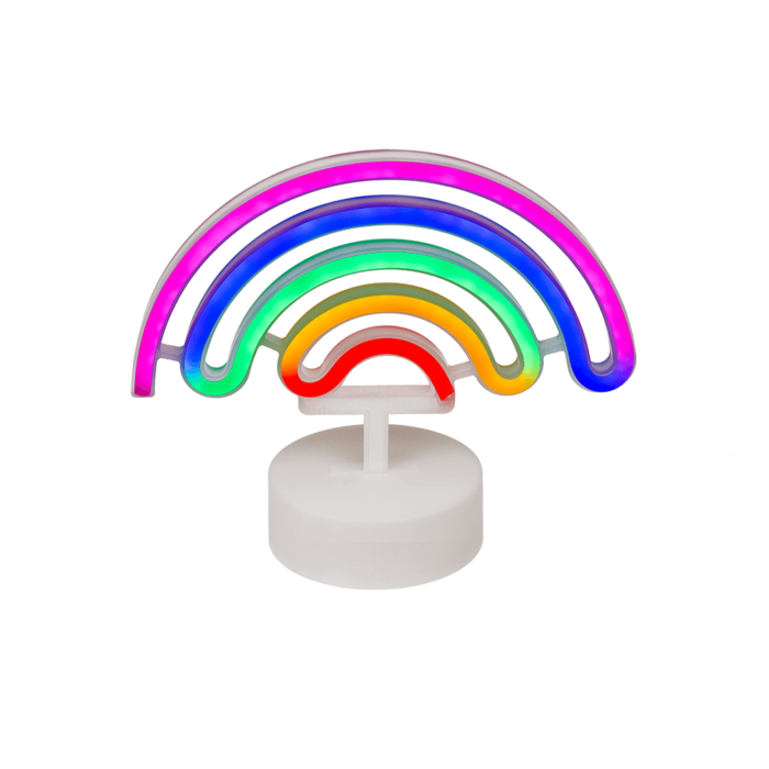 Neon light, Rainbow, ca. 25 x 10 x 17,5 cm, - Image 4