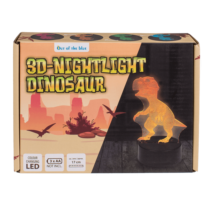 3D-night light, Dinosaur, - Image 2
