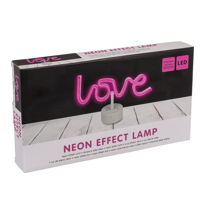 Neon Lamp, Love, 32 x 12 cm, - Image 3