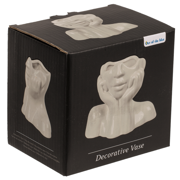 Ceramic vase, Face, - Image 3