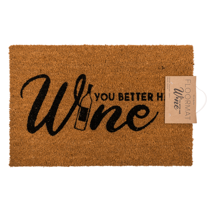 Floor mat, You better have wine, - Image 3