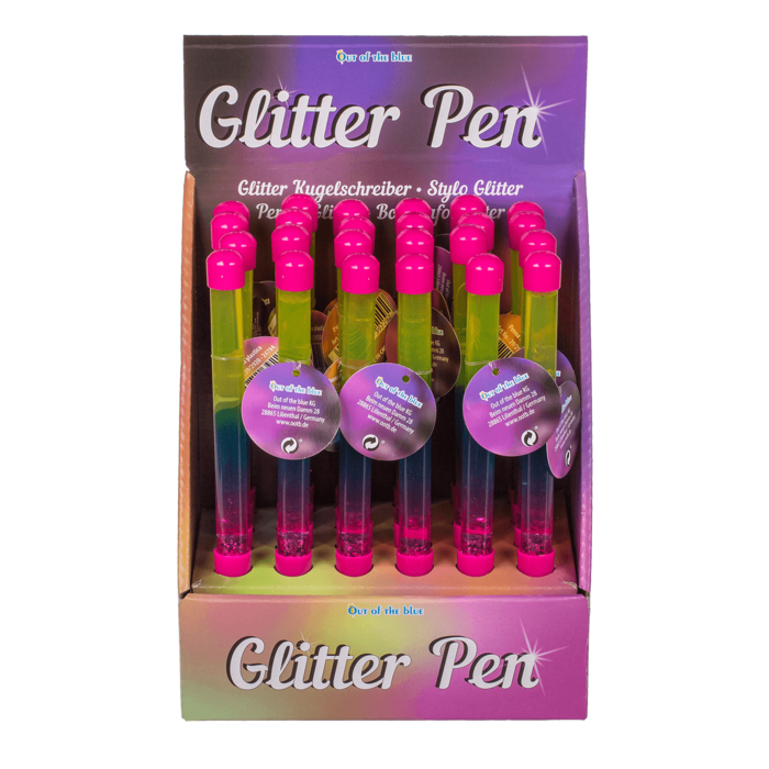 Plastic pen, Liquid Glitter, - Image 3