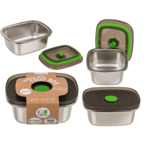 Stainless Steel Food Box, with seal lid,