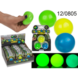Throw & Glow Balls, 3 pcs p. card, ca. 4 cm,