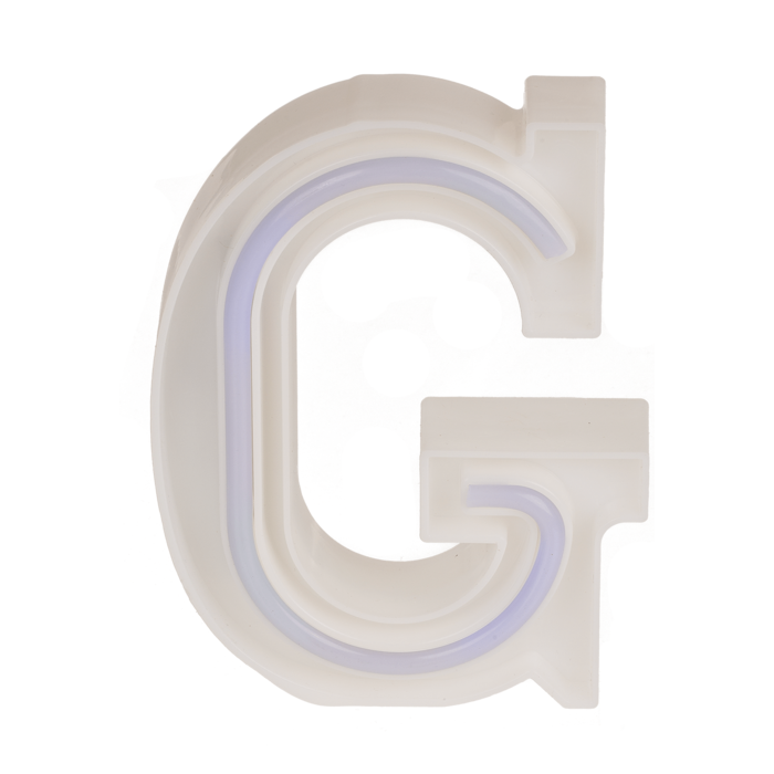 Neon Light Letter,G, Height: 16 cm, for - Image 4