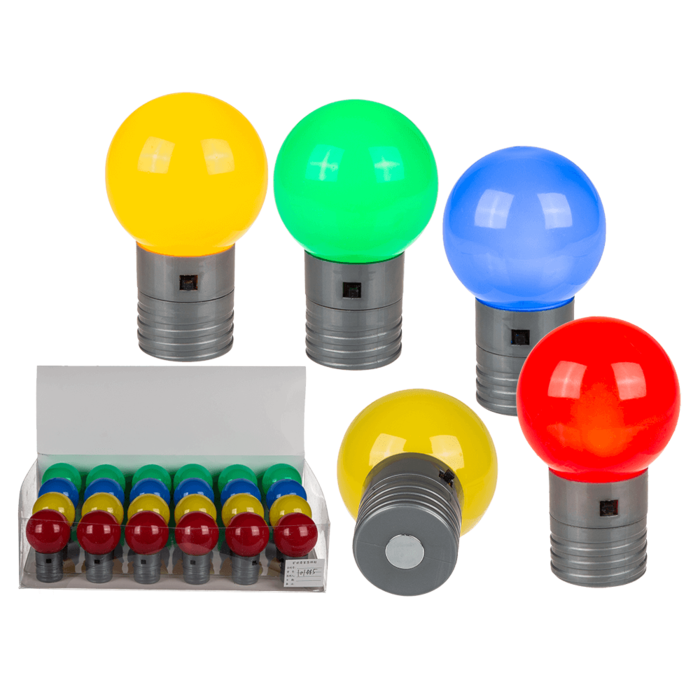 Coloured ball, with magnet & LED,