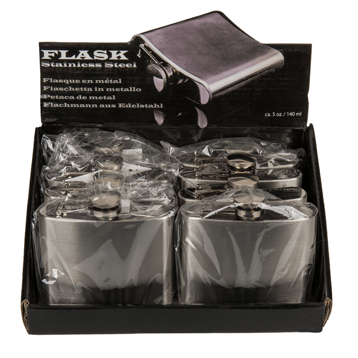 Metal flask for ca. 140 ml, - Image 2