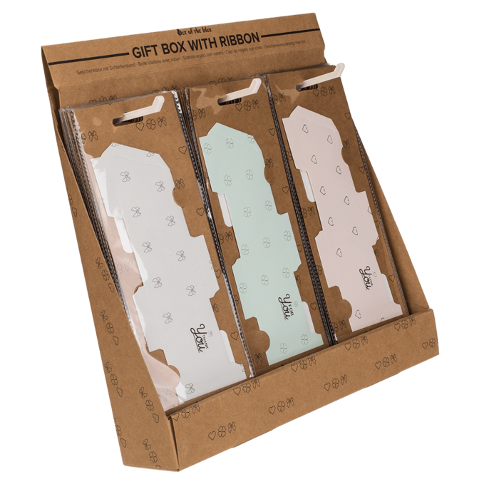 Gift box with ribbon, - Image 3
