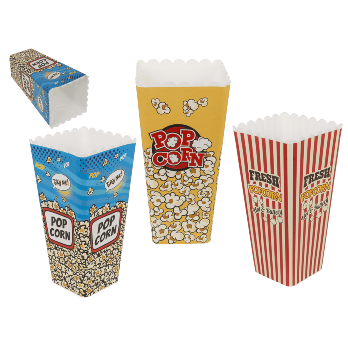 Square snack bucket, 10 x 10 x 24.2 cm,