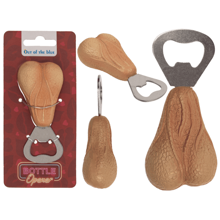 Metal bottle opener, Testicle,