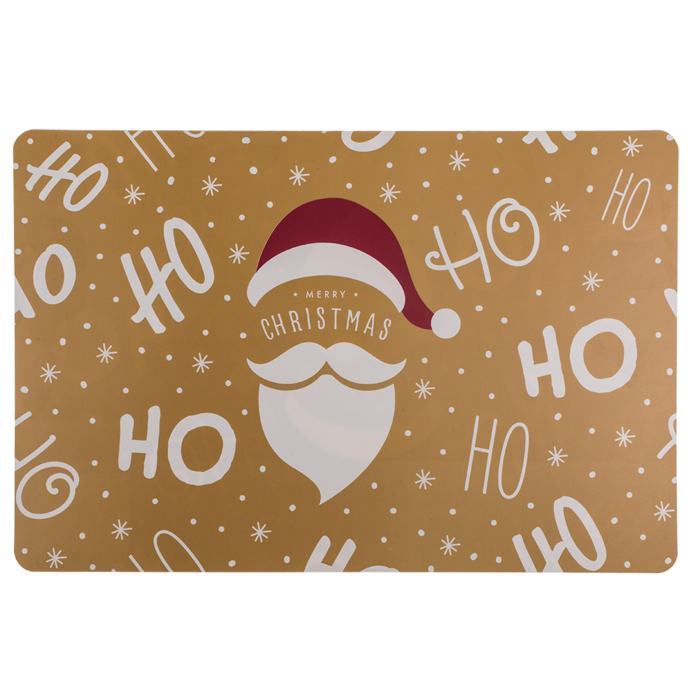 Polypropylen placemat, HO HO Santa, - Image 3